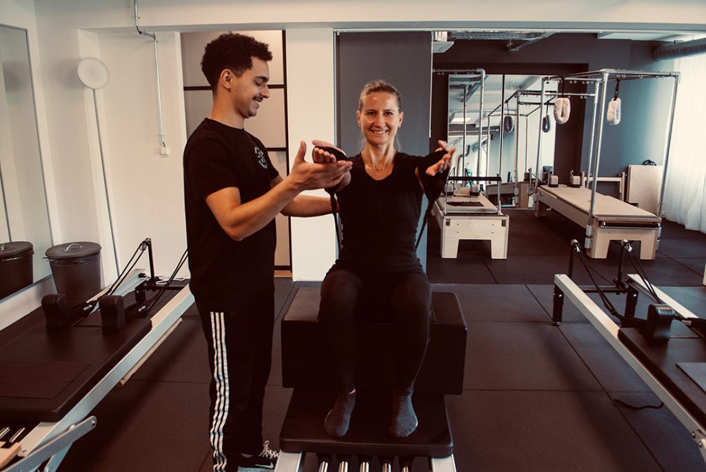 reformer Pilates group class at Next Level personal training in Amstelveen