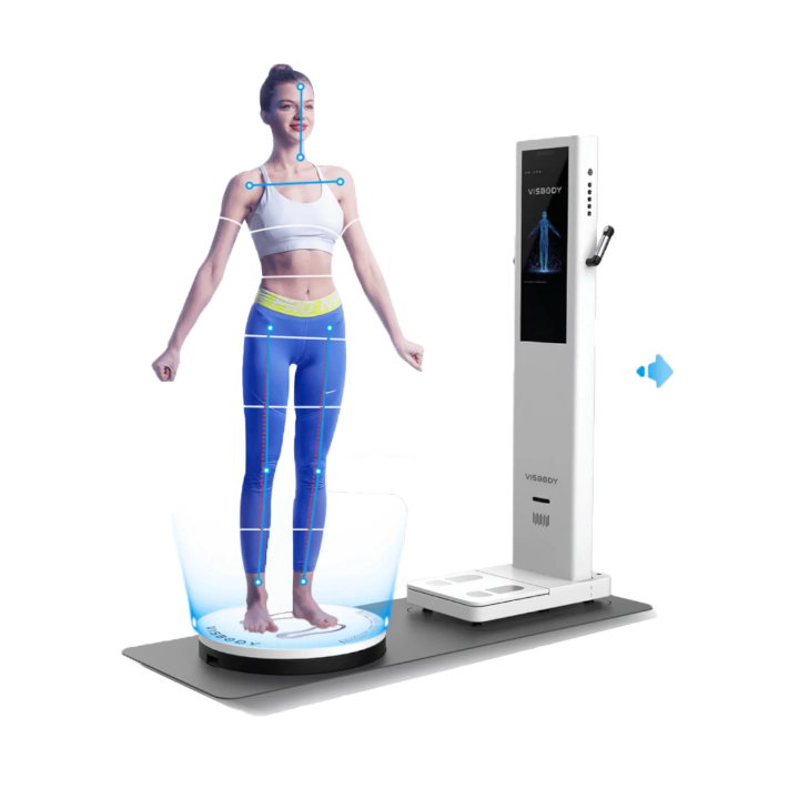 Visbody 2D body scanner 8 week program Dietitian personal trainer next level personal training amstelveen