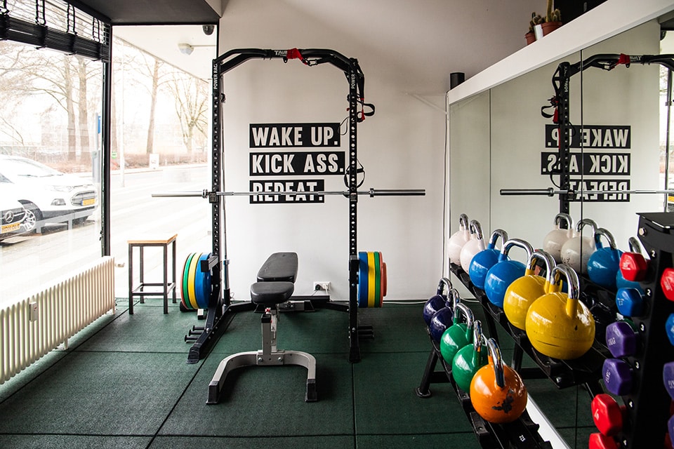Private personal training space at NXT LVL Amstelveen